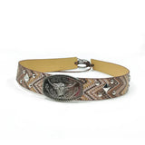Westernhattband longhorn dam Beige / 1 stycke