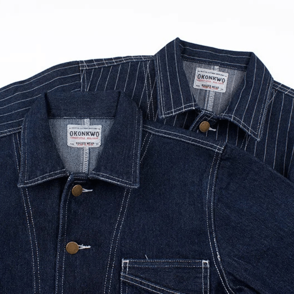 Workwear denim skjorta