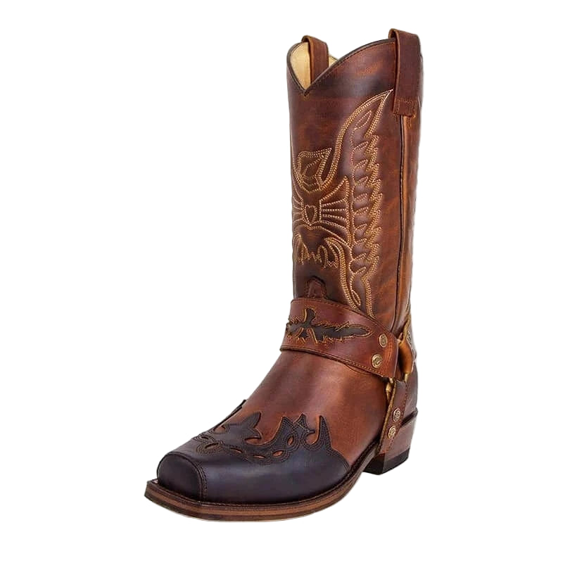Biker boots cowboy